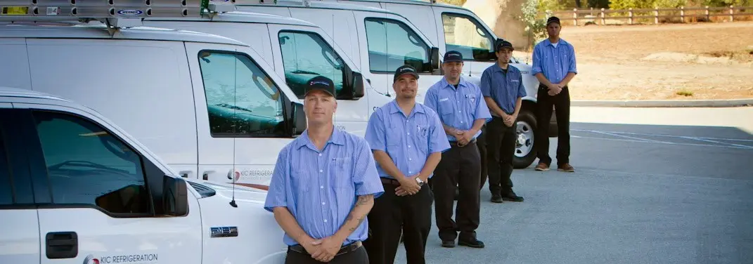 KIC Refrigeration crew ready for Mini Split Repair jobs across Golden Gate